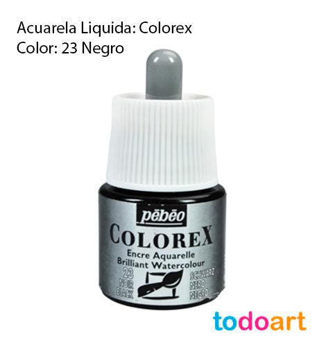 Acuarela Liquida Comestible - Negro X 15 Ml - Aquarelle