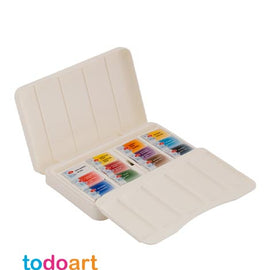 Caja acuarelas 12 colores White Nights