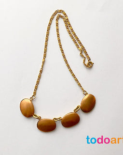 Collar 4 óvalos fornitura en cobre