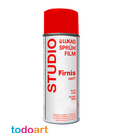 Barniz en spray Lukas 400ml MATE