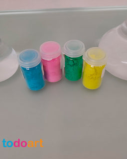 Moleta de cristal para pigmentos