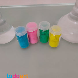 Moleta de cristal para pigmentos