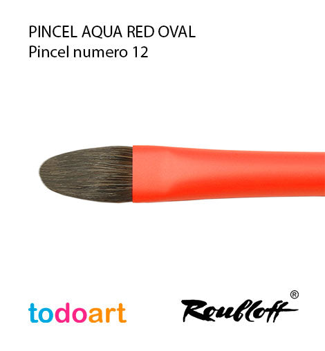 Pincel AQUA red OVAL