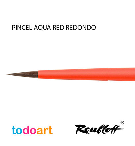 Pincel AQUA red REDONDO
