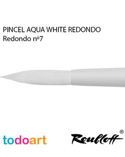Pincel AQUA white REDONDO