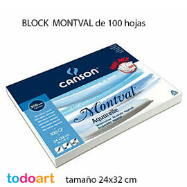 Block Montval 300grs. 100 hojas
