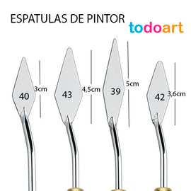 Espátulas de pintor