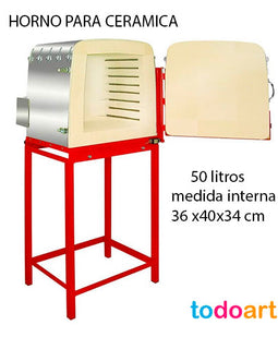 Horno de 50 Litros para  Cerámica