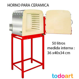 Horno de 50 Litros para  Cerámica