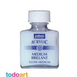 Medium Brillante para acrílico