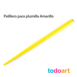 Palillero Madera color Amarillo