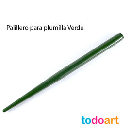 Palillero Madera color Verde