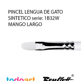Pincel Sintético para Acrílico y Óleo 1B32W