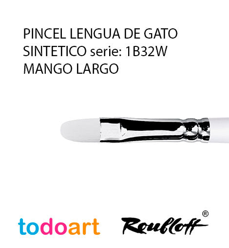 Pincel Sintético para Acrílico y Óleo 1B32W