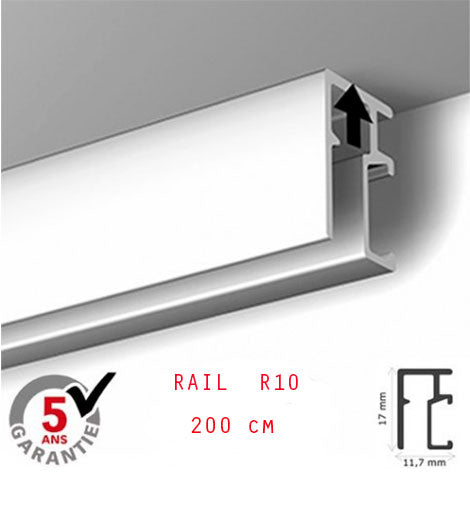 Rail Newly  R10- 200cm Blanco