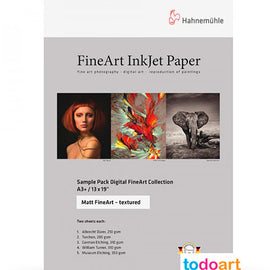 Sample Pack Papel Digital Hahnemuhle Matt-texturado