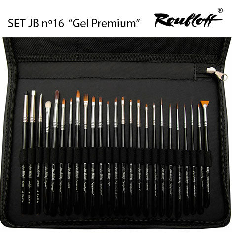 Set pinceles gel premium