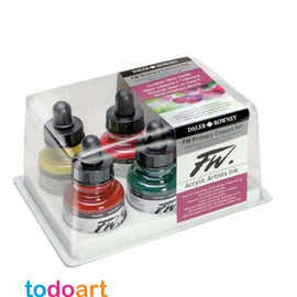 Tinta acrílica Daler Rowney set de 6