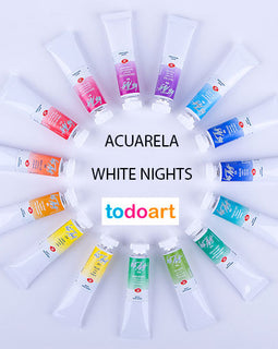 Acuarela white nights en tubo